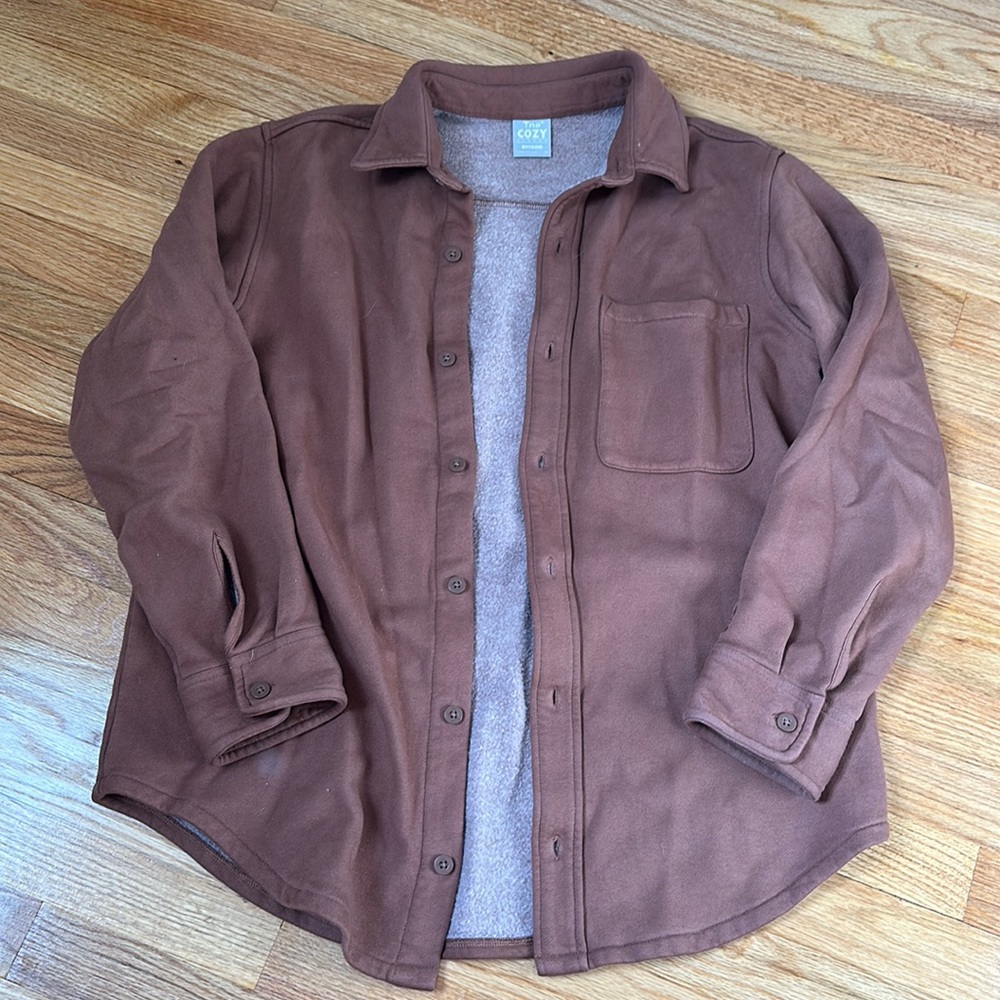 aritzia tna boyfriend fleece top